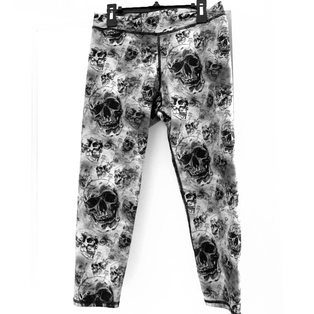 Size L skull leggings, electric and rose brand